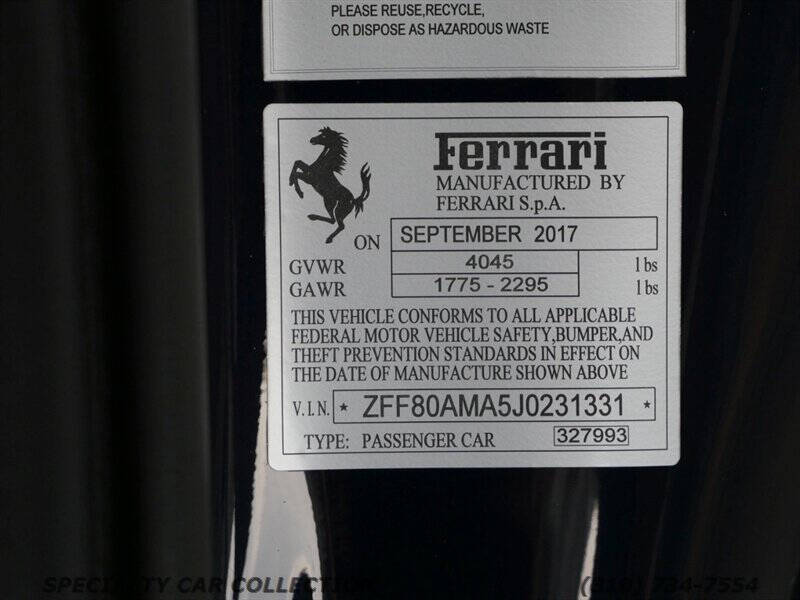 2018 Ferrari 488 Spider