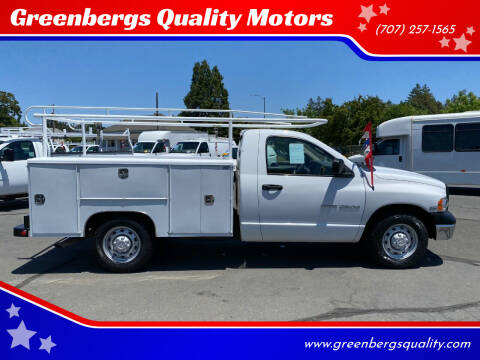 2005 Dodge Ram Chassis 2500 for sale at Greenbergs Quality Motors in Napa CA