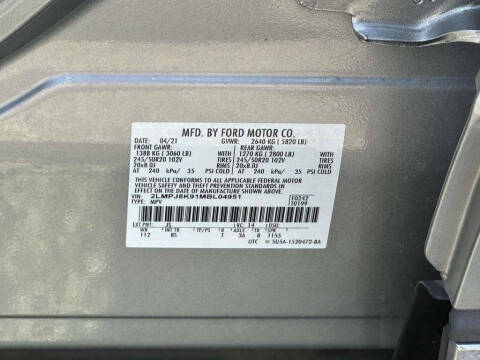 2021 Lincoln Nautilus Reserve