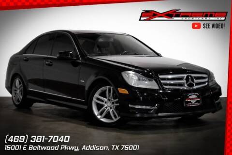 2012 Mercedes-Benz C-Class for sale at EXTREME SPORTCARS INC in Addison TX