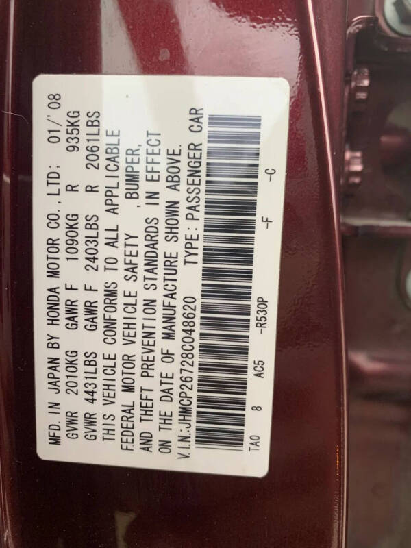 2008 Honda Accord EX