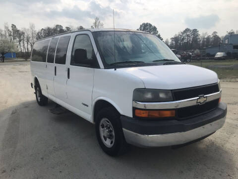 2003 Chevrolet Express for sale at Sandhills Motor Sports LLC in Laurinburg NC