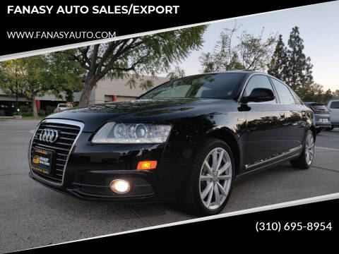 2011 Audi A6 for sale at FANASY AUTO SALES/EXPORT in Yorba Linda CA