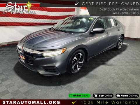 2021 Honda Insight for sale at STAR AUTO MALL 512 in Bethlehem PA