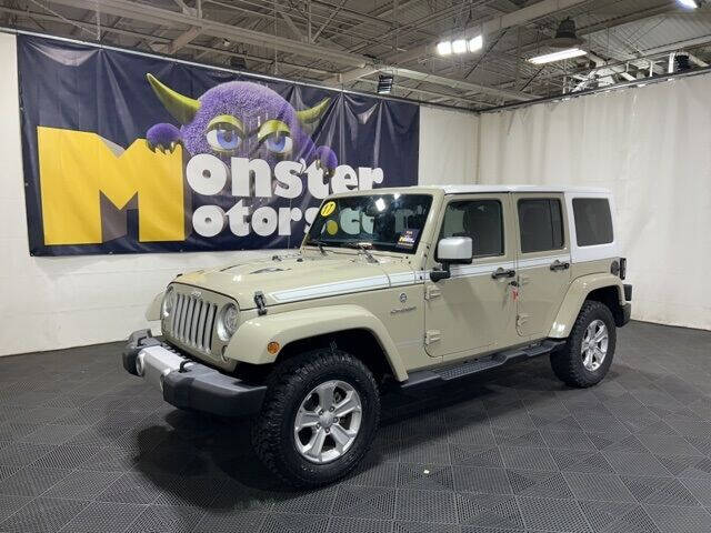 2017 Jeep Wrangler Unlimited for sale at Monster Motors in Michigan Center MI