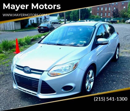 2014 Ford Focus for sale at Mayer Motors in Pennsburg PA