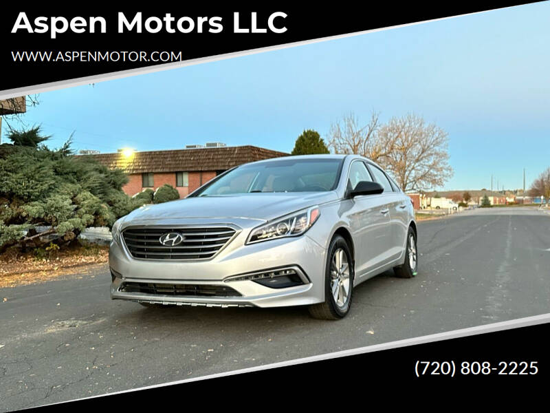 2015 Hyundai Sonata for sale at Aspen Motors LLC in Denver CO