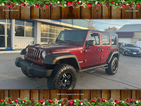 2010 Jeep Wrangler Unlimited for sale at Wilson Motors in Junction City KS