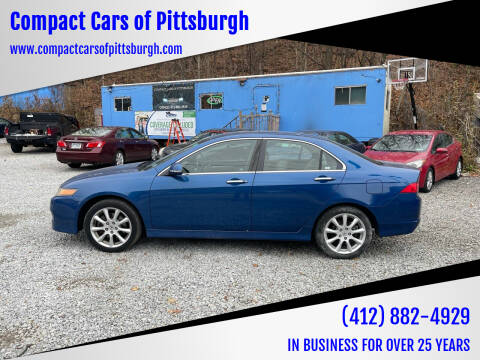 2006 Acura TSX for sale at Compact Cars of Pittsburgh in Pittsburgh PA