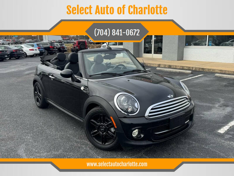2015 MINI Convertible for sale at Select Auto of Charlotte in Matthews NC