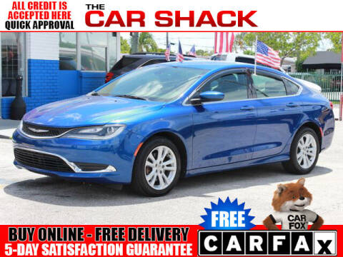 2015 Chrysler 200 for sale at The Car Shack in Hialeah FL