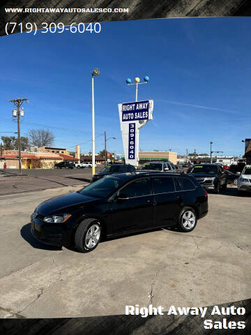 2015 Volkswagen Golf SportWagen for sale at Right Away Auto Sales in Colorado Springs CO