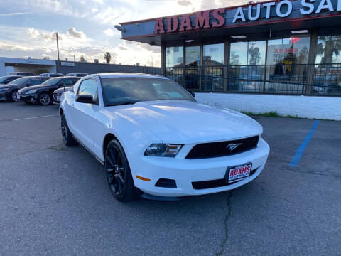 2012 Ford Mustang for sale at Adams Auto Sales CA in Sacramento CA