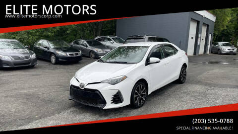 2017 Toyota Corolla for sale at ELITE MOTORS in West Haven CT