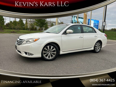 2011 Toyota Avalon for sale at Kevin's Kars LLC in Richmond VA