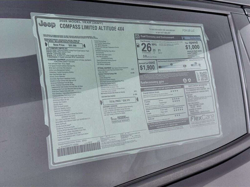 2026 Jeep Compass Limited
