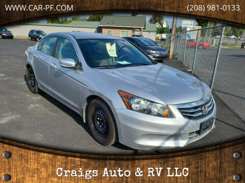 2012 Honda Accord for sale at Craigs Auto & RV LLC in Post Falls ID