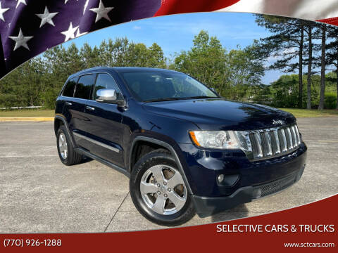 2012 Jeep Grand Cherokee for sale at Selective Cars & Trucks in Woodstock GA