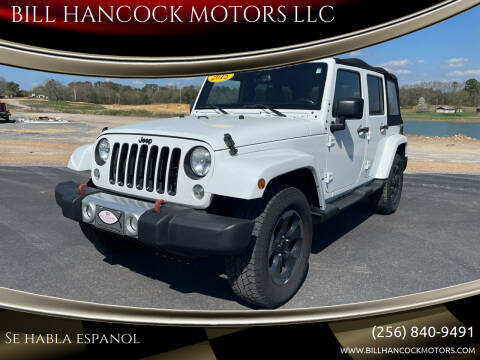 2015 Jeep Wrangler Unlimited for sale at BILL HANCOCK MOTORS LLC in Albertville AL