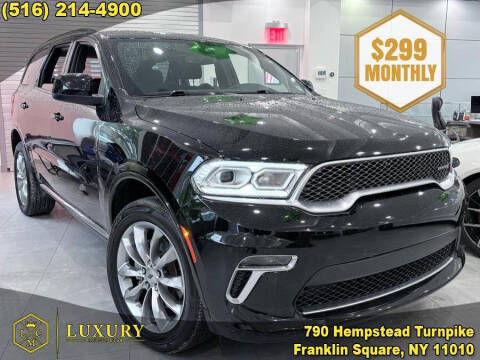 2022 Dodge Durango for sale at LUXURY MOTOR CLUB in Franklin Square NY