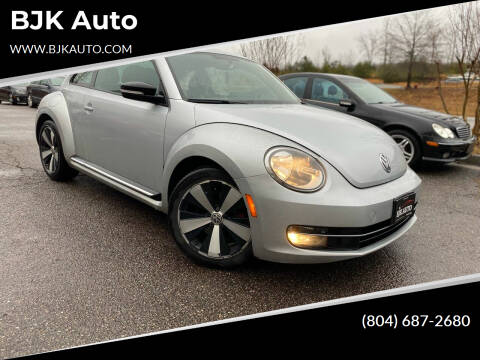 2012 Volkswagen Beetle for sale at BJK Auto in Mineral VA