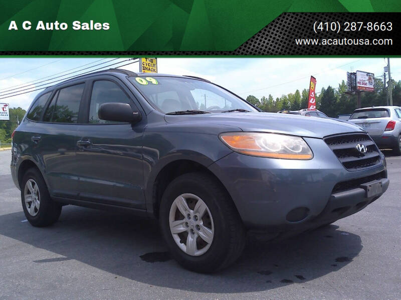 2009 Hyundai Santa Fe for sale at A C Auto Sales in Elkton MD