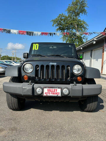 2010 Jeep Wrangler Unlimited for sale at Valley Auto Finance in Warren OH