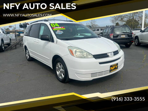 2004 Toyota Sienna for sale at NFY AUTO SALES in Sacramento CA