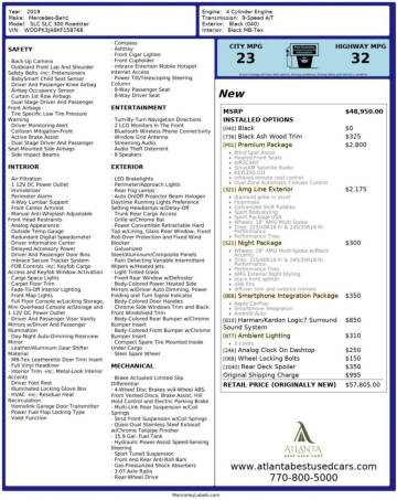2019 Mercedes-Benz SLC SLC 300