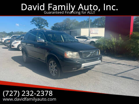 2013 Volvo XC90 for sale at David Family Auto, Inc. in New Port Richey FL