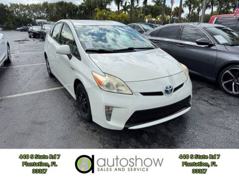 2014 Toyota Prius for sale at AUTOSHOW SALES & SERVICE in Plantation FL