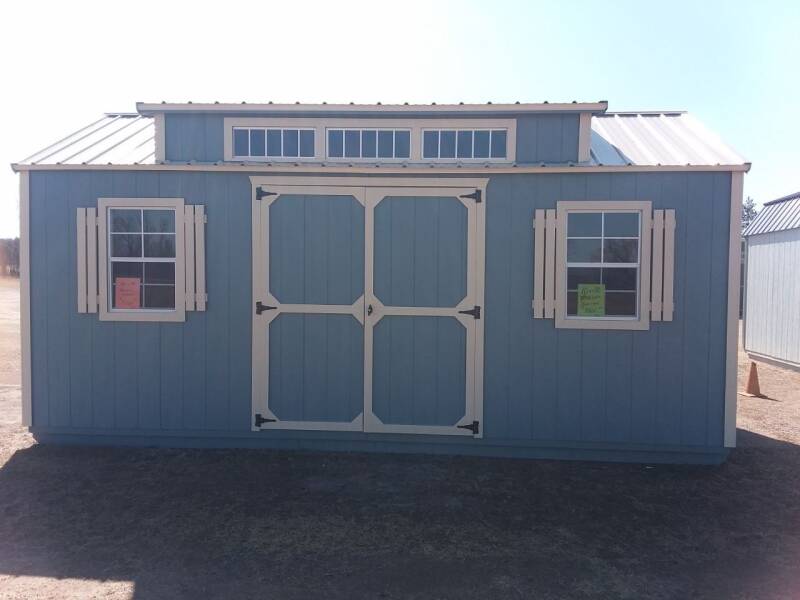  CUSTOM SHEDS ON HWY 10 10x20 Transom Dormer for sale at Dave's Auto Sales & Service in Weyauwega WI