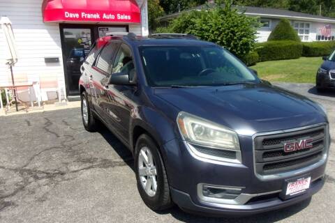 2014 GMC Acadia for sale at Dave Franek Automotive in Wantage NJ