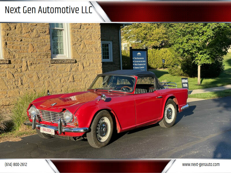 1964 Triumph TR4 for sale at Next Gen Automotive LLC in Pataskala OH