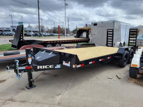 2023 Rice Trailers 20 FOOT FLATBED for sale at ALL STAR TRAILERS Flatbeds in , NE