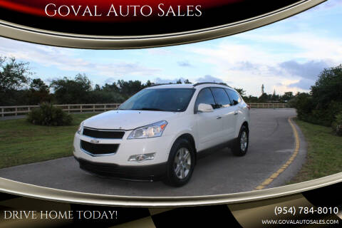 2012 Chevrolet Traverse for sale at Goval Auto Sales in Pompano Beach FL