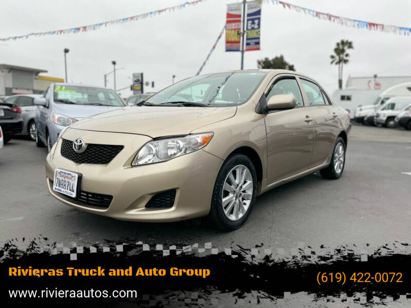 2010 Toyota Corolla for sale at Rivieras Truck and Auto Group in Chula Vista CA