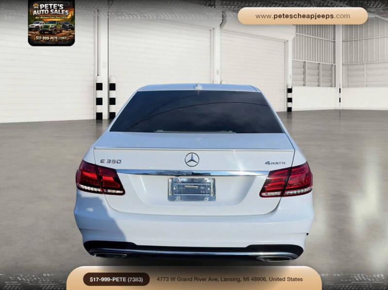2015 Mercedes-Benz E-Class E 350 4MATIC