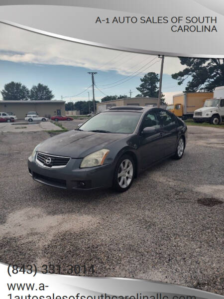 2007 Nissan Maxima for sale at A-1 Auto Sales Of South Carolina in Conway SC
