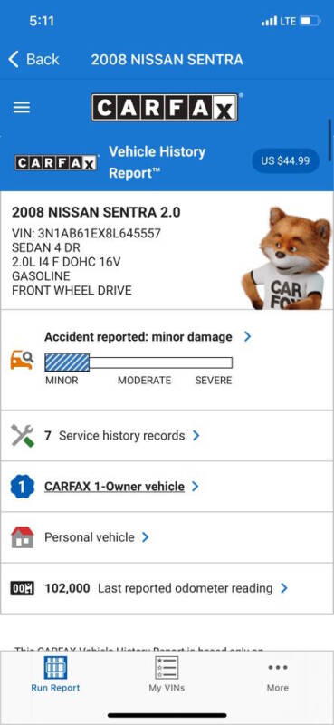 2008 Nissan Sentra 2.0 S photo 3