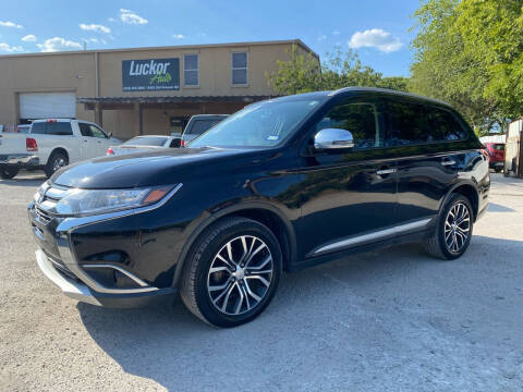 2016 Mitsubishi Outlander for sale at LUCKOR AUTO in San Antonio TX