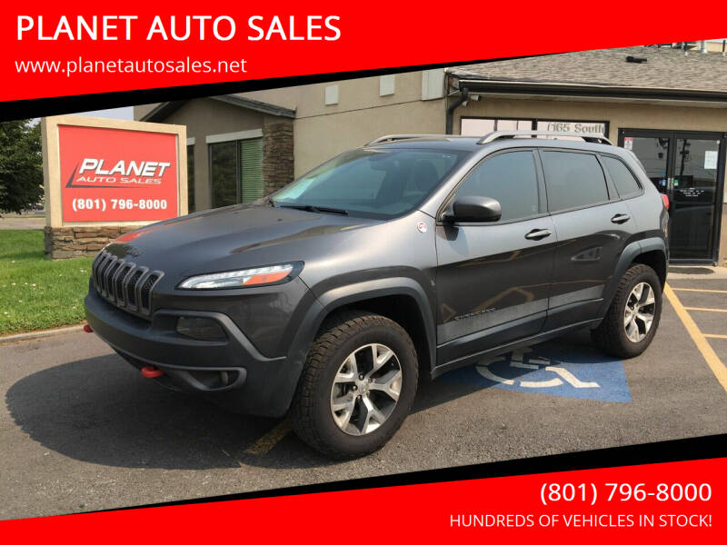 2015 Jeep Cherokee for sale at PLANET AUTO SALES in Lindon UT
