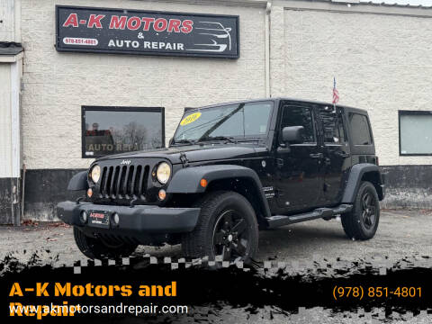 2016 Jeep Wrangler Unlimited Sport