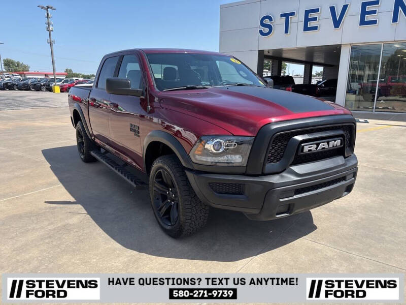 Used 2022 RAM Ram 1500 Classic Warlock with VIN 1C6RR7LG6NS215738 for sale in Enid, OK