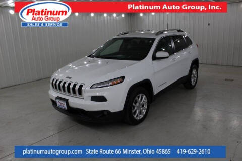 2016 Jeep Cherokee for sale at Platinum Auto Group Inc. in Minster OH