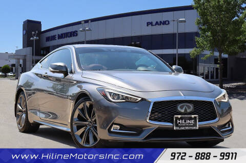 2018 Infiniti Q60 for sale at HILINE MOTORS in Plano TX