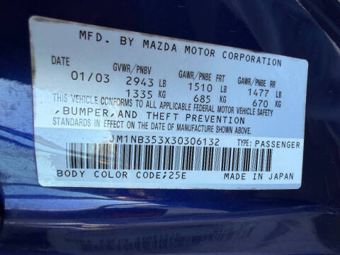 2003 Mazda MX-5 Miata LS