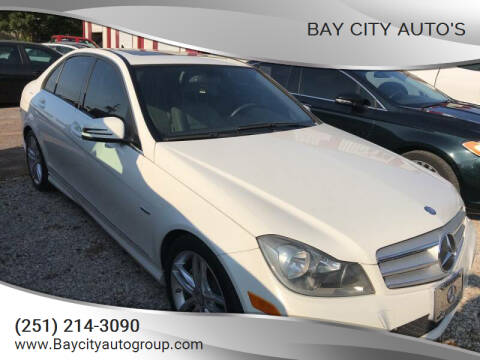2012 Mercedes-Benz C-Class for sale at Bay City Auto's in Mobile AL