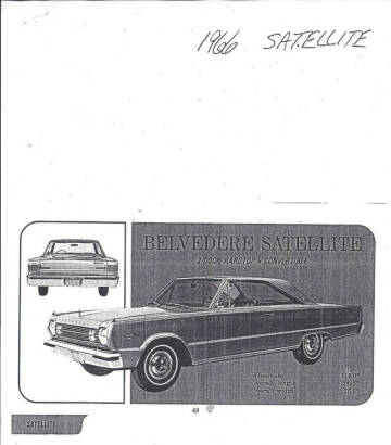 1966 Plymouth Satellite Hemi