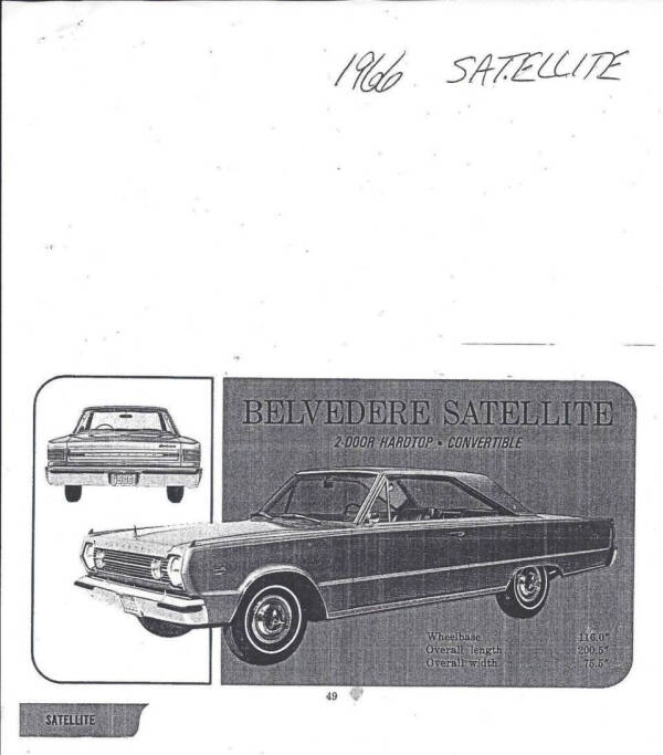 1966 Plymouth Satellite Hemi